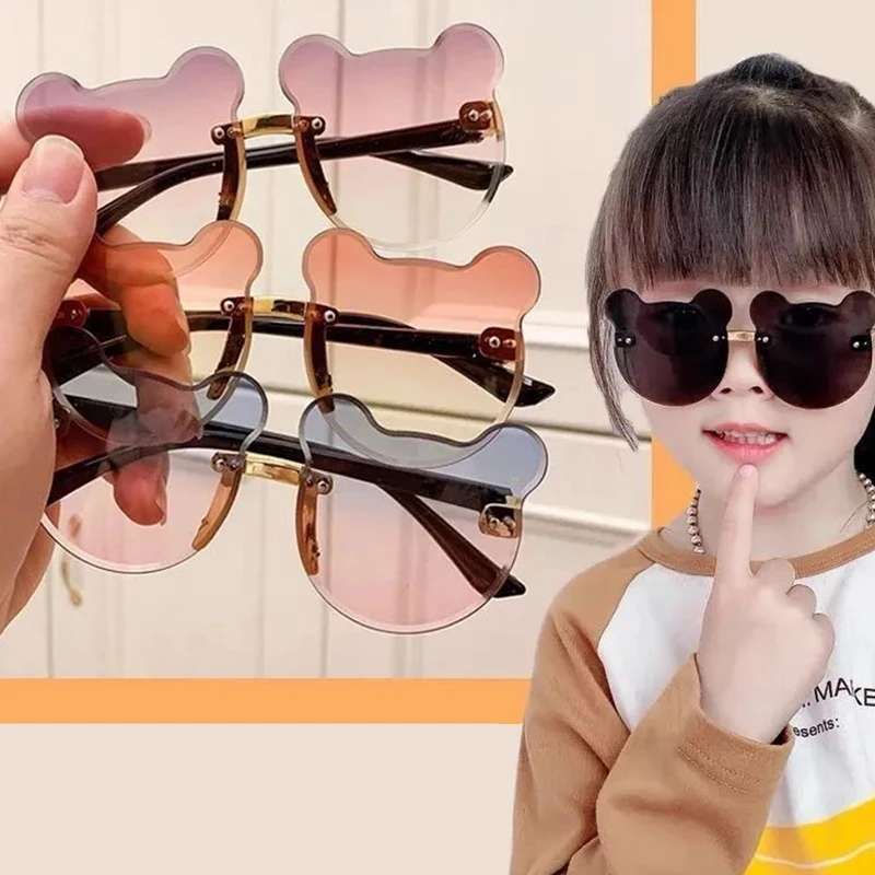 Kids Sunglasses Bear Shape Children Glasses Trendy Girls Boys Sun Glasses Cartoon Eyeglasses Shades Driver Goggles Anti-glare
Kids Sunglasses Bear Shape Children Glasses Trendy Girls Boys Sun Glasses Cartoon Eyeglasses Shades Driver Goggles Anti-glare