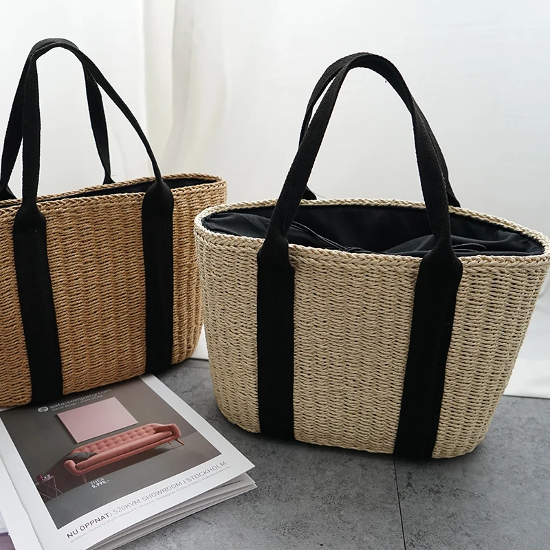 Bag New Handbag Women's Bag Beach Bag Woven Bag Japanese And Korean Mori Female Literary Simple Fashion Leisure Travel
Bag New Handbag Women's Bag Beach Bag Woven Bag Japanese And Korean Mori Female Literary Simple Fashion Leisure Travel