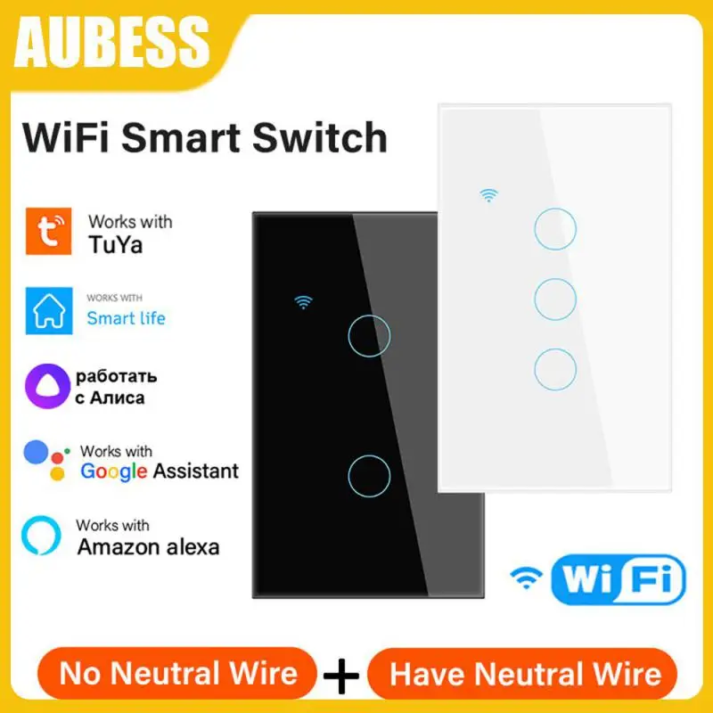 Smart Light Neutral Wire/no Neutral Wire Home Appliance App Control Support Alexa Google Home Tuya Wif Touch Switch Smart Home
Smart Light Neutral Wire/no Neutral Wire Home Appliance App Control Support Alexa Google Home Tuya Wif Touch Switch Smart Home