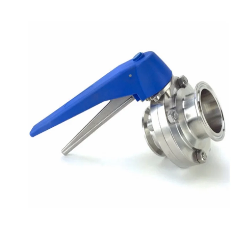 3/4" 19mm SS304 Stainless Steel Sanitary Butterfly Valve Squeeze Trigger Fit 1.5" Tri Clamp For Water Oil Gas
3/4" 19mm SS304 Stainless Steel Sanitary Butterfly Valve Squeeze Trigger Fit 1.5" Tri Clamp For Water Oil Gas