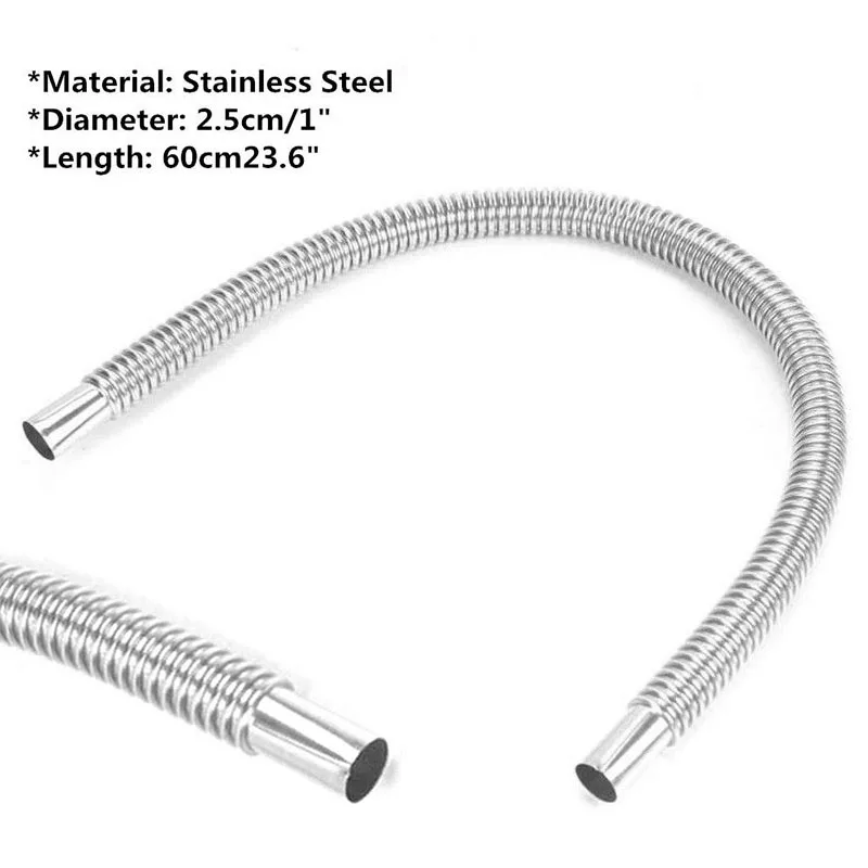 60CM Stainless Steel Exhaust Pipe Car Air Diesel Heater Tank Tube Replacement Muffler Accessory Parking Useful Part
60CM Stainless Steel Exhaust Pipe Car Air Diesel Heater Tank Tube Replacement Muffler Accessory Parking Useful Part