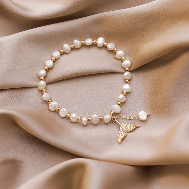 ZR DIARY Baroque Pearl Bracelet Women Vintage Gold Plated Mermaid Female Jewelry Fashion Accessories Handmade T-0212
ZR DIARY Baroque Pearl Bracelet Women Vintage Gold Plated Mermaid Female Jewelry Fashion Accessories Handmade T-0212
