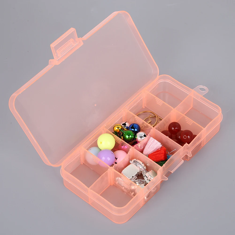 Practical 10 Grids Compartment Plastic Storage Box Jewelry Earring Bead Screw Holder Case Display Organizer Container
Practical 10 Grids Compartment Plastic Storage Box Jewelry Earring Bead Screw Holder Case Display Organizer Container