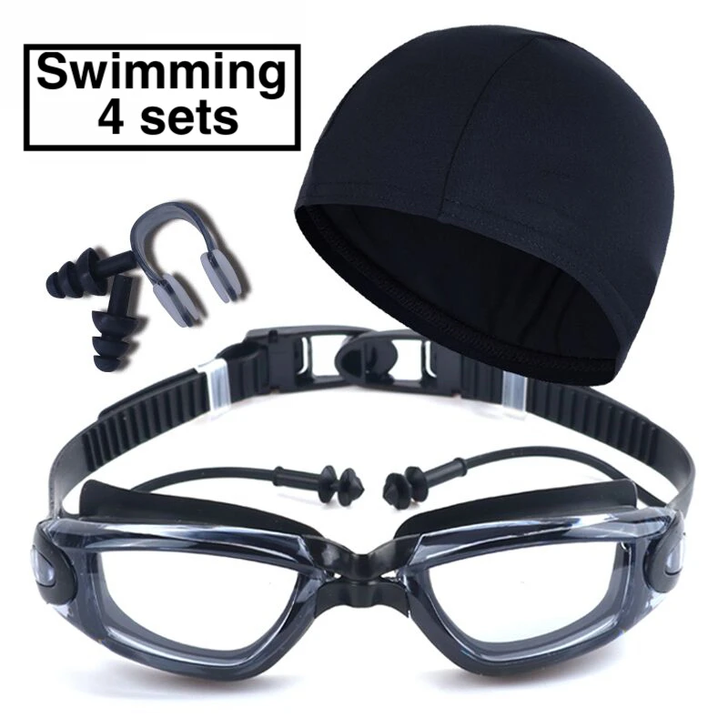 Swimming 4 sets Anti-Fog Swim Goggles Set UV Protection Transparent Lens Swimming Glasses Cap No Leaking Swimming Eyewear Adults
Swimming 4 sets Anti-Fog Swim Goggles Set UV Protection Transparent Lens Swimming Glasses Cap No Leaking Swimming Eyewear Adults