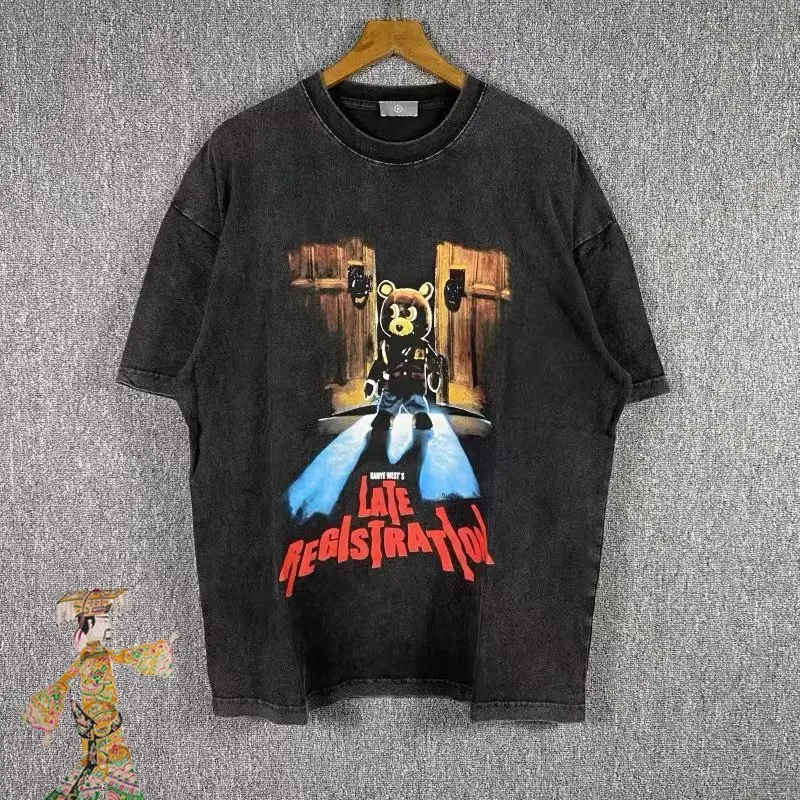 Kanye Bear Print Vintage T Shirt Men Women High Quality Large T-shirt
Kanye Bear Print Vintage T Shirt Men Women High Quality Large T-shirt