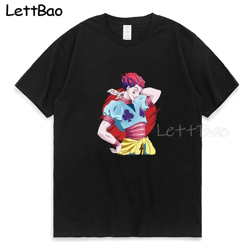 Hunter X Hunter Hisoka Hip Hop Print Oversized T Shirt Streetwear Harajuku Cotton Plus Size T-Shirt Men Summer Black Tops Tees
Hunter X Hunter Hisoka Hip Hop Print Oversized T Shirt Streetwear Harajuku Cotton Plus Size T-Shirt Men Summer Black Tops Tees