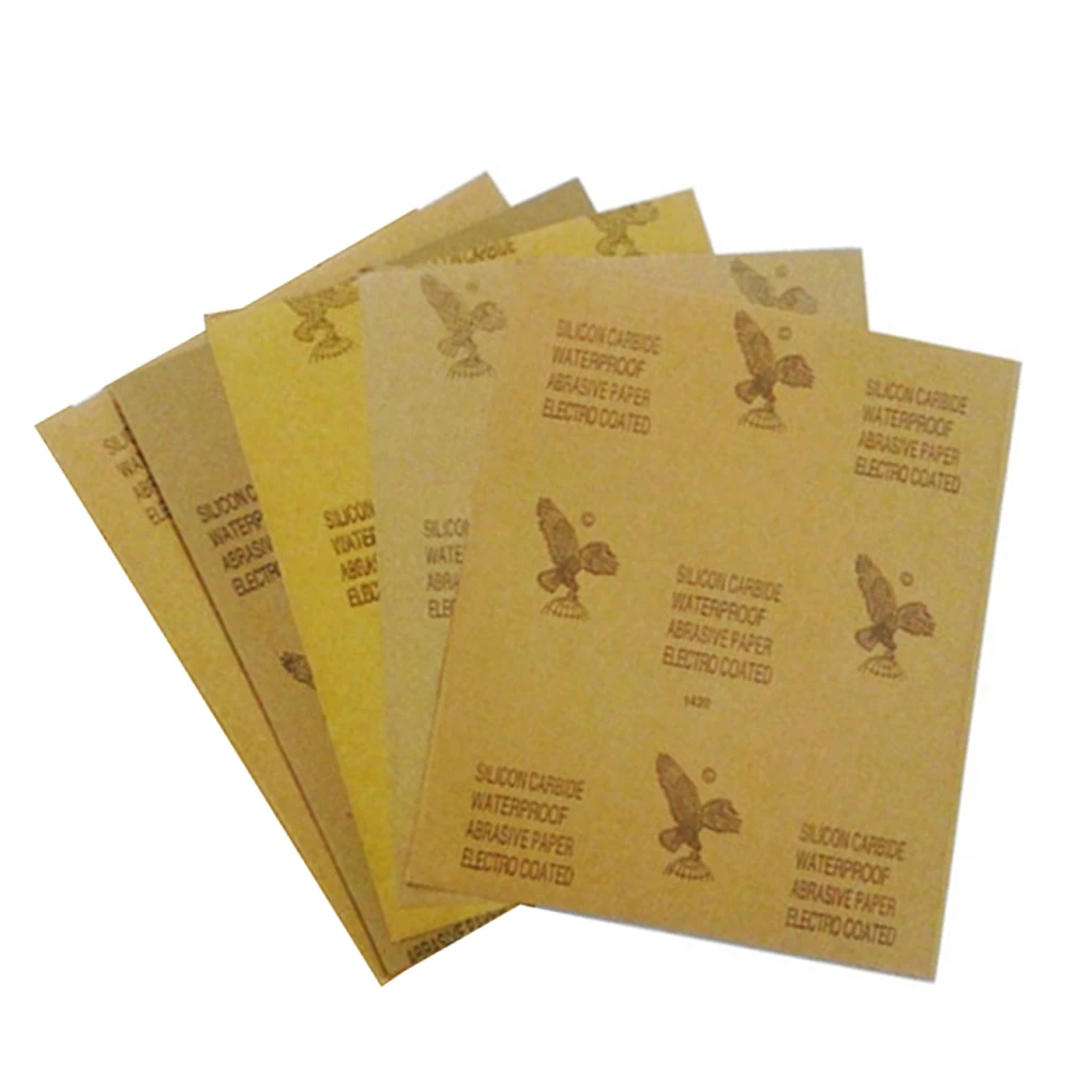 5pcs Wet Dry Sandpaper 60-2000 Grit Polishing Abrasive Sandpaper Automotive Wood Furniture Finishing Paper
5pcs Wet Dry Sandpaper 60-2000 Grit Polishing Abrasive Sandpaper Automotive Wood Furniture Finishing Paper