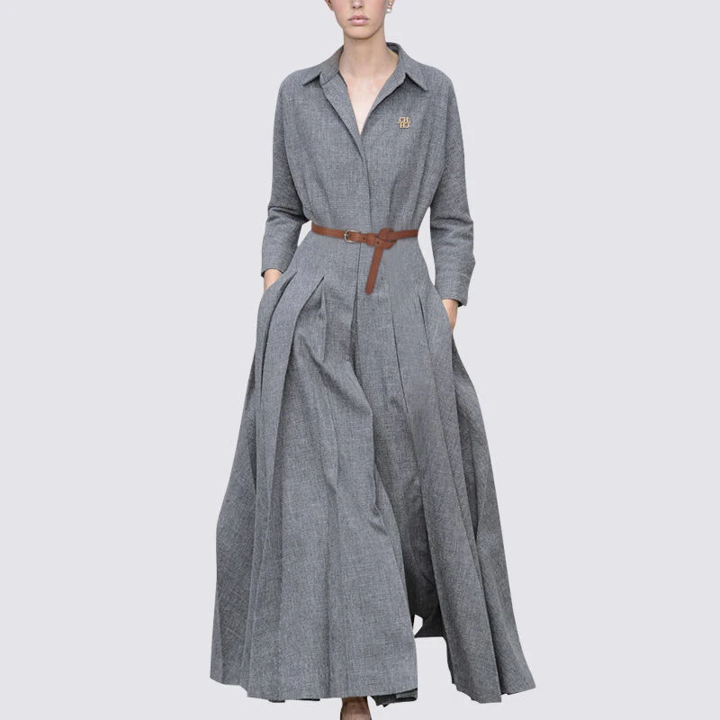 Classic Women's Dress Versatile Casual Office Lady Dress 2023 Street Style Ladies Fashion Dress Luxury Designer Clothing Women
Classic Women's Dress Versatile Casual Office Lady Dress 2023 Street Style Ladies Fashion Dress Luxury Designer Clothing Women
