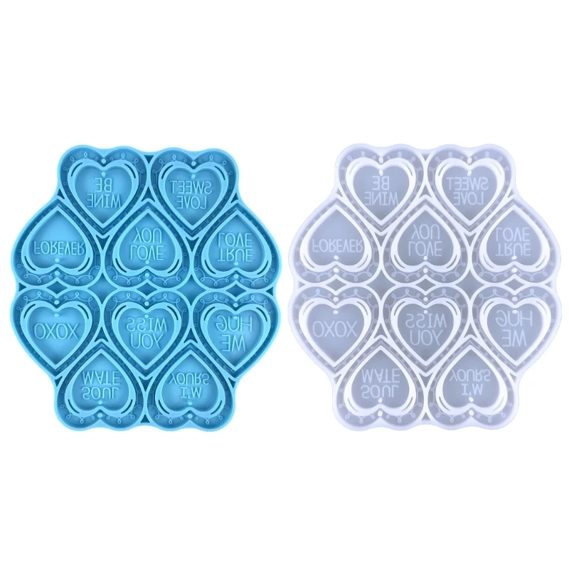 Silicone Pendant Mold Clay Molds Small Heart Shaped Silicone Keychain Moulds Dropshipping
Silicone Pendant Mold Clay Molds Small Heart Shaped Silicone Keychain Moulds Dropshipping