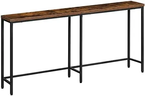 

Стол, узкий Диванный стол, 63 дюйма стол для прихожей, очень длинный консольный стол, за диваном, узкий стол для прихожей, для фойе, гостиной