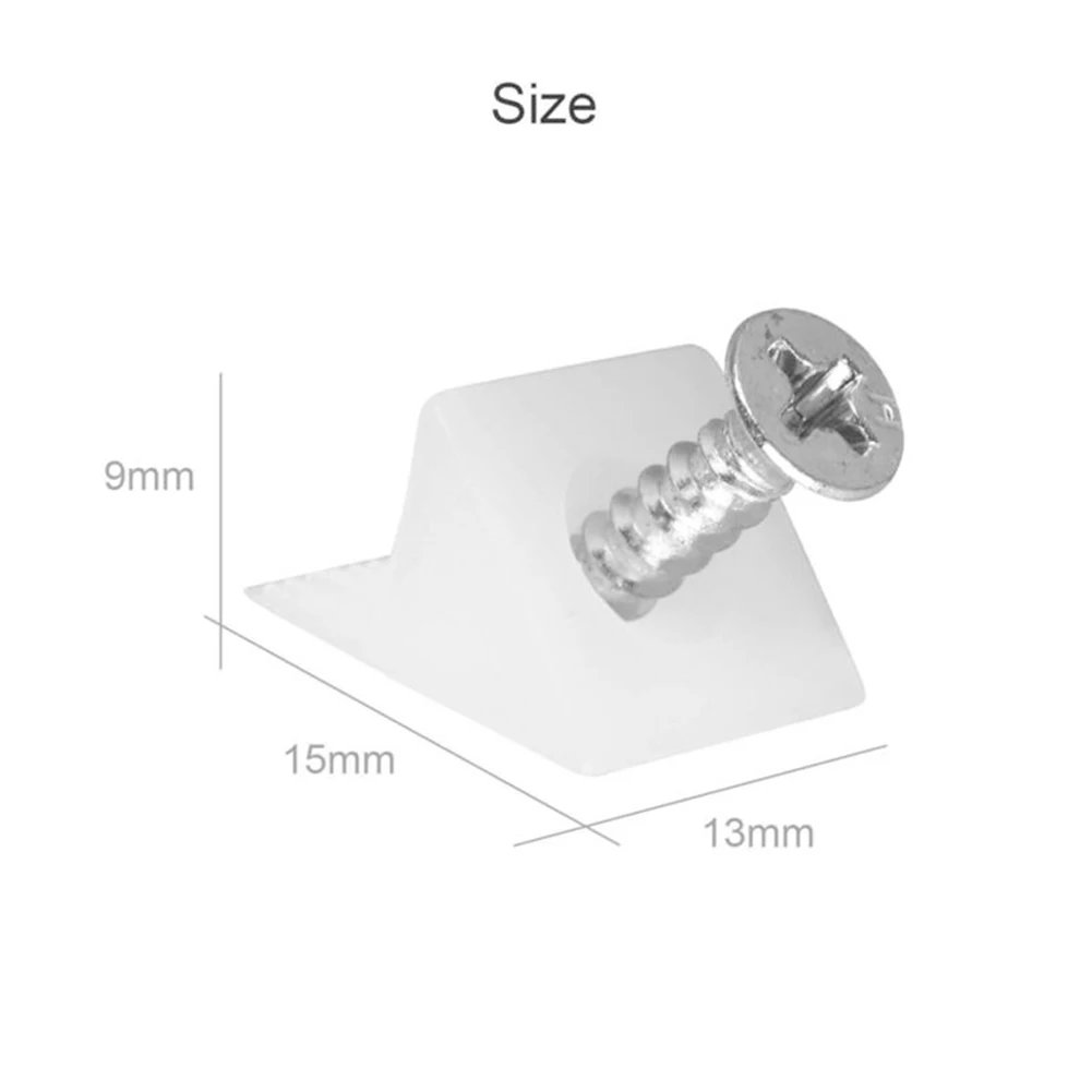 100pcs Plastic Support Back Plate Buckle With Screws 45 Degree Beveled Buckle For Wooden Drawer Cabinet Home Hardware
100pcs Plastic Support Back Plate Buckle With Screws 45 Degree Beveled Buckle For Wooden Drawer Cabinet Home Hardware