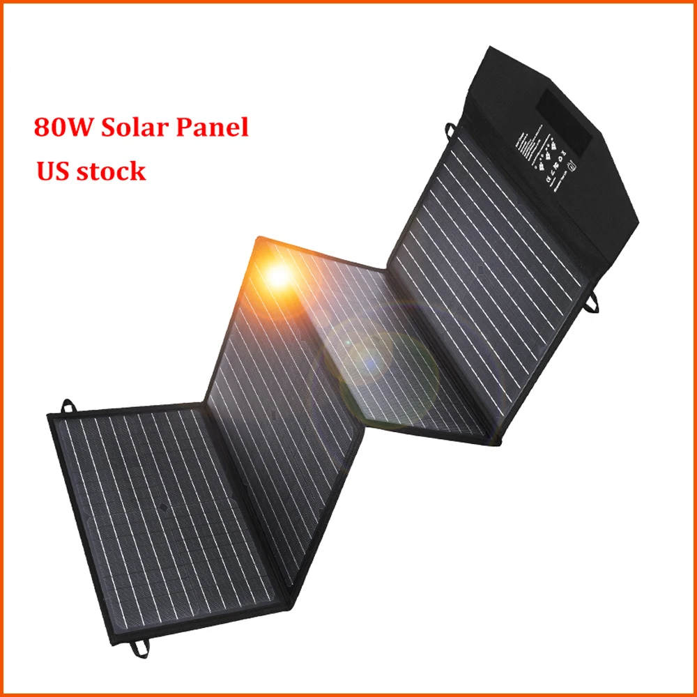 80W Solar Panel USB Plate Flexible Foldable Travel Phone Boat Charger Portable Solar System Kit Outdoor Power Supply Waterproof
80W Solar Panel USB Plate Flexible Foldable Travel Phone Boat Charger Portable Solar System Kit Outdoor Power Supply Waterproof