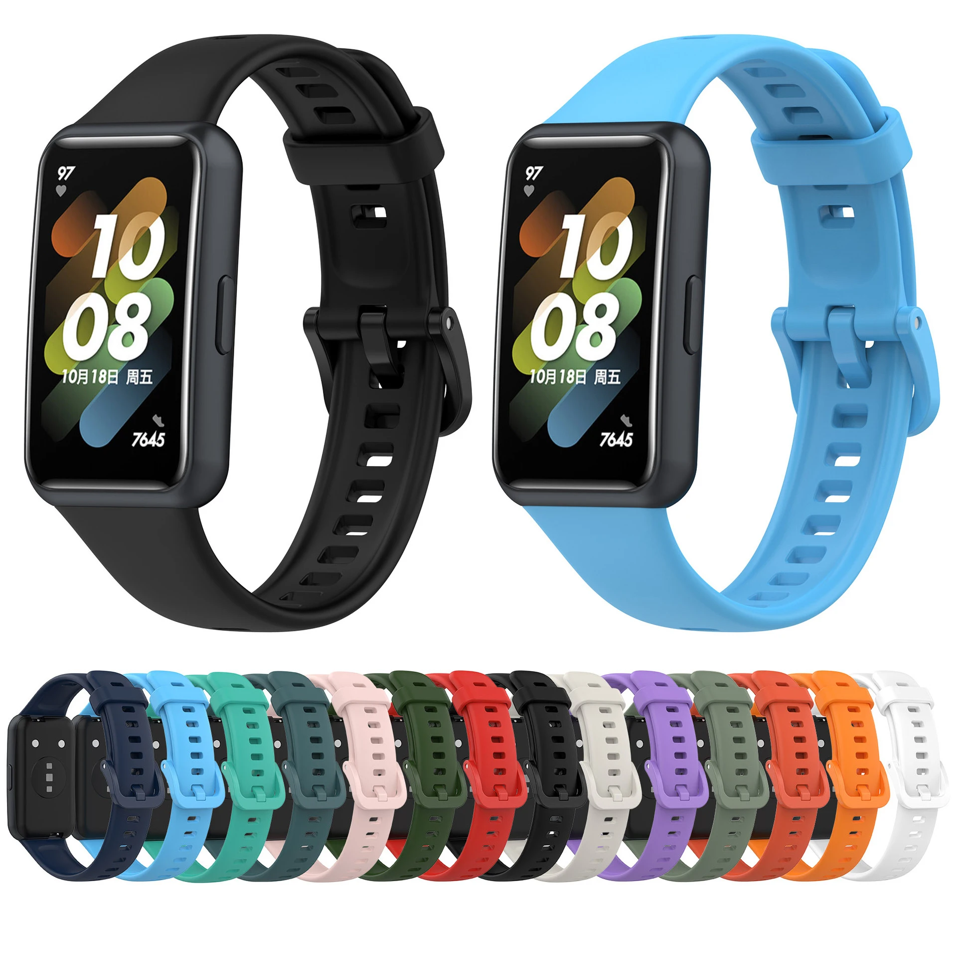 Soft Rubber Replacement Strap for Huawei Band 7 Sport Smart Waterproof Wrist Watchband Bracelet Accessories for Huawei
Soft Rubber Replacement Strap for Huawei Band 7 Sport Smart Waterproof Wrist Watchband Bracelet Accessories for Huawei