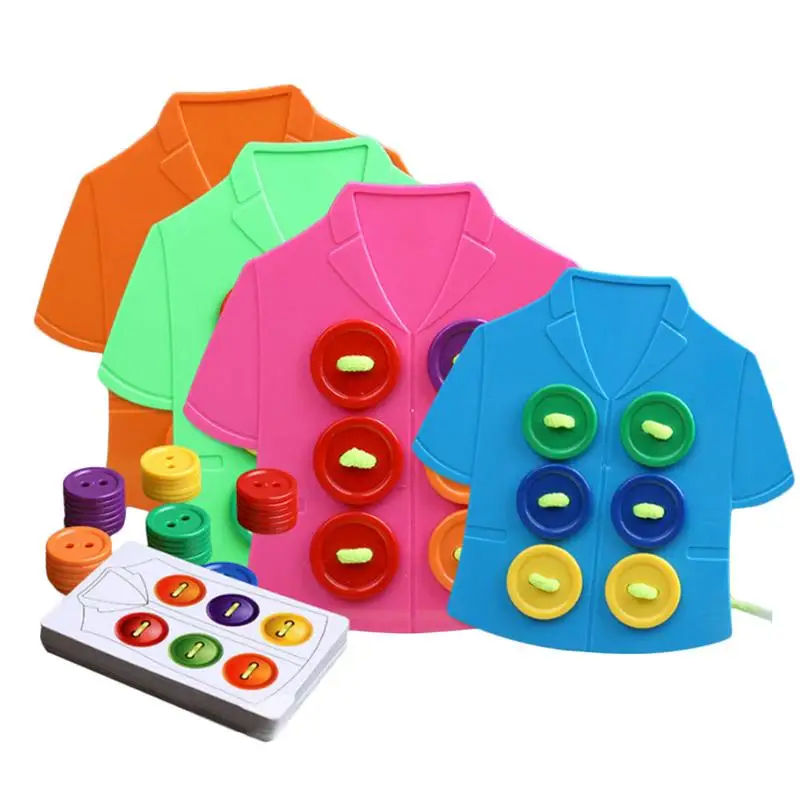 1 Set of Children Clothes Lacing Toys Funny Button Threading Toys Interactive Kids Lacing Toys
1 Set of Children Clothes Lacing Toys Funny Button Threading Toys Interactive Kids Lacing Toys