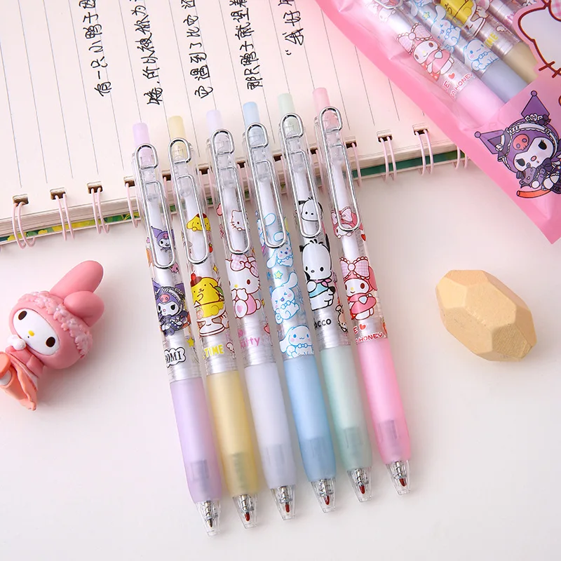 6 шт. милая ручка Sanrio Hello Kittys, нейтральная ручка Y2K Kuromi Kawaii, аниме, для детей, для учеников, стартовый набор, подарки, игрушки
6 шт. милая ручка Sanrio Hello Kittys, нейтральная ручка Y2K Kuromi Kawaii, аниме, для детей, для учеников, стартовый набор, подарки, игрушки