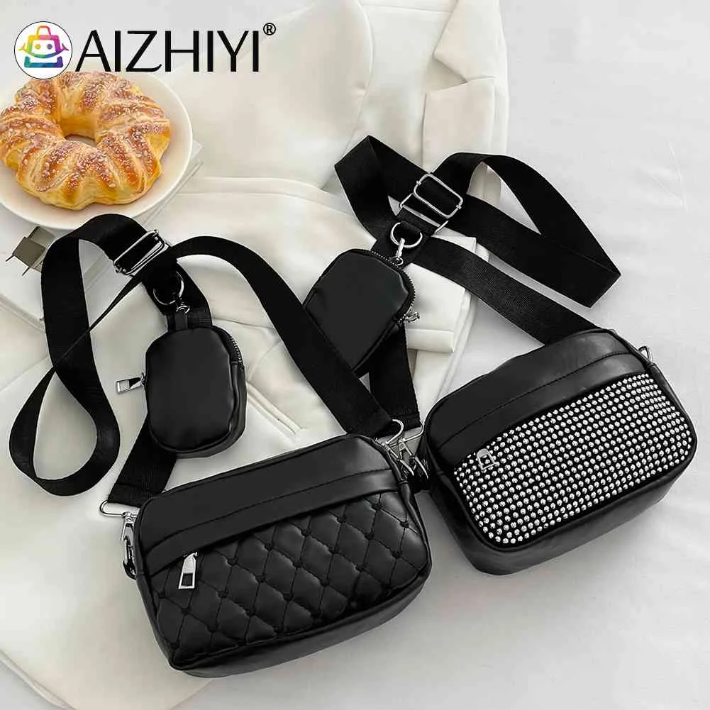 Women Shoulder Handbags Rhombus Pattern Fashion Shoulder Messenger Bag Leather Adjustable Strap Combo Set Ladies Purse
Women Shoulder Handbags Rhombus Pattern Fashion Shoulder Messenger Bag Leather Adjustable Strap Combo Set Ladies Purse