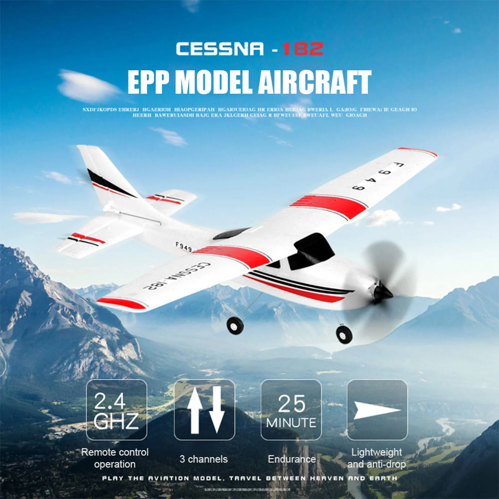Wltoys F949s RC Drone 2.4GHz 3CH RC Plane Radio Control Airplane Fixed Wing Flying 3-axis Gyroscope Aircraft Toys for Child Gift
Wltoys F949s RC Drone 2.4GHz 3CH RC Plane Radio Control Airplane Fixed Wing Flying 3-axis Gyroscope Aircraft Toys for Child Gift