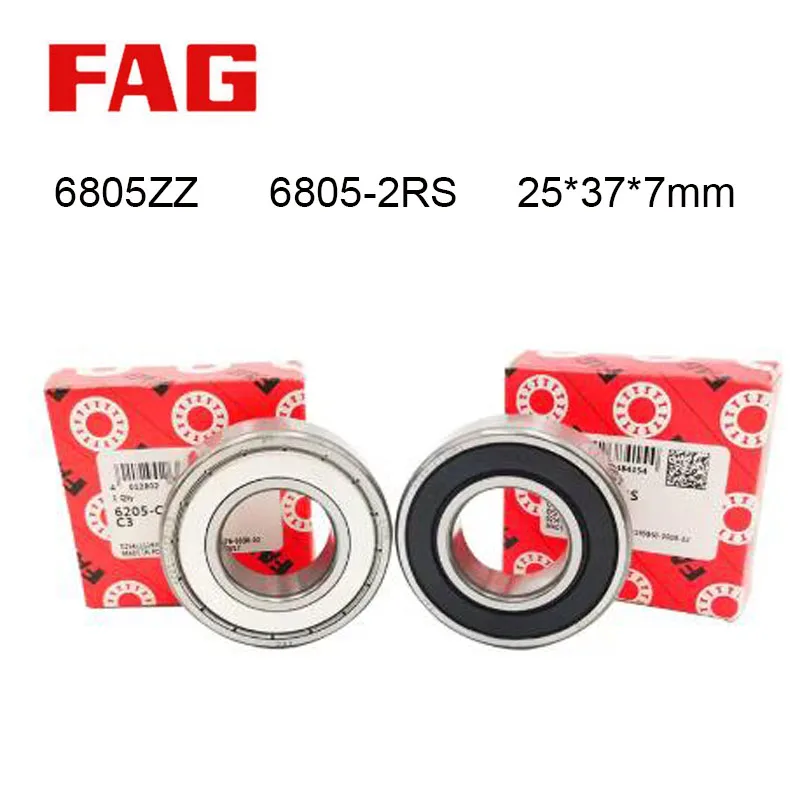100% оригинальный подшипник из Германии FAG 2/5 шт. 6805ZZ 6805-2RS ABEC-9 25x37x7 мм тонкие металлические резиновые шарикоподшипники
100% оригинальный подшипник из Германии FAG 2/5 шт. 6805ZZ 6805-2RS ABEC-9 25x37x7 мм тонкие металлические резиновые шарикоподшипники