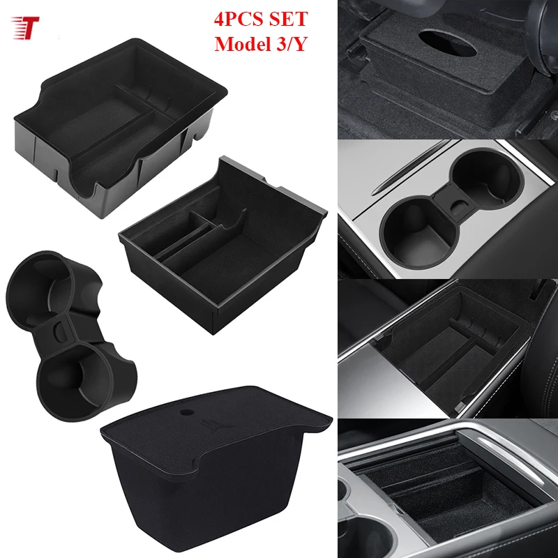 TaxMat 4PCS Storage Box For Tesla Model 3/Y 2021-2023 Center Handrail Hidden Box Cup Holder Console Manager Car Box Accessories
TaxMat 4PCS Storage Box For Tesla Model 3/Y 2021-2023 Center Handrail Hidden Box Cup Holder Console Manager Car Box Accessories