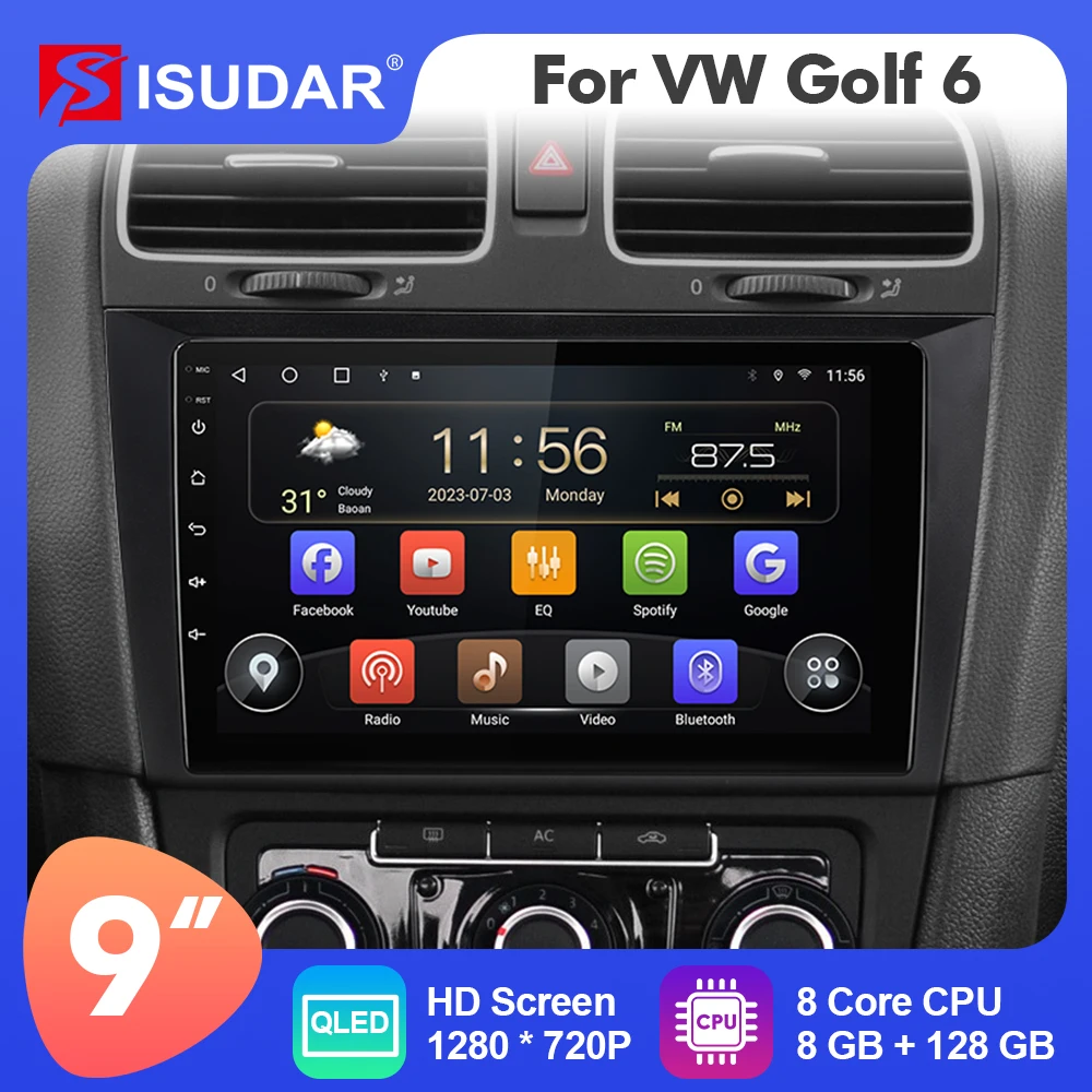 AUMUME Radio Android 12 For VW/Volkswagen Golf 6 2008-2016 Car Multimedia GPS Player 8 Core RAM 8GB RDS DSP No 2DIN DvD
AUMUME Radio Android 12 For VW/Volkswagen Golf 6 2008-2016 Car Multimedia GPS Player 8 Core RAM 8GB RDS DSP No 2DIN DvD