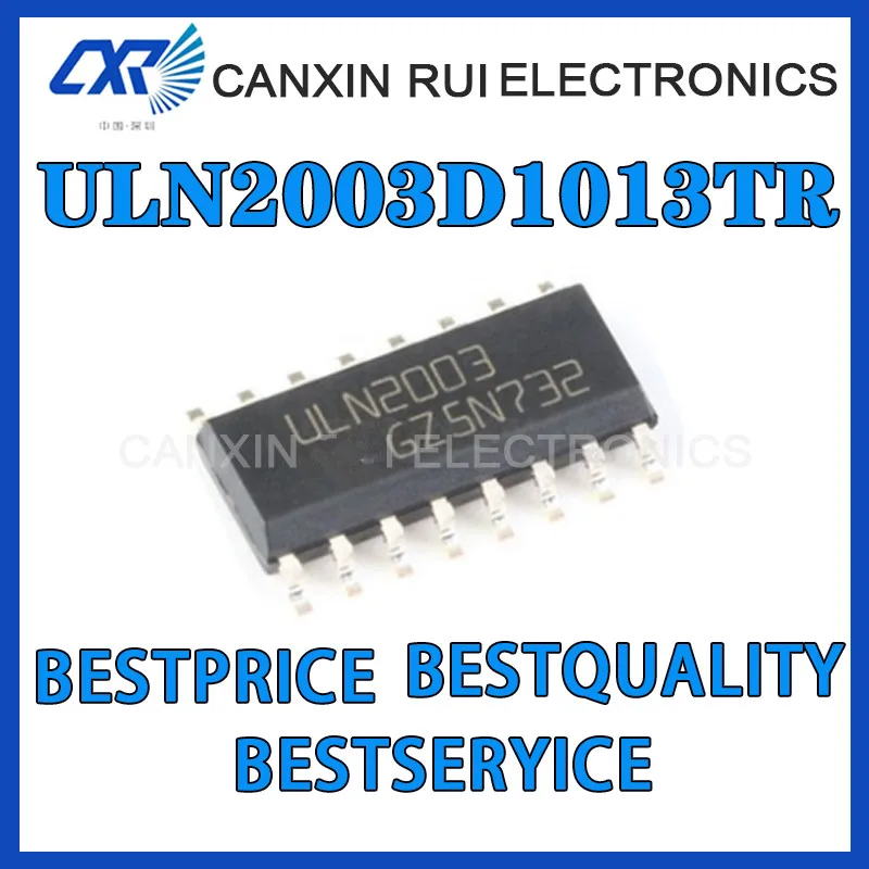 100% new origina ULN2003D1013TR SOIC16 50V/500mA 7NPN type Darlington tube
100% new origina ULN2003D1013TR SOIC16 50V/500mA 7NPN type Darlington tube