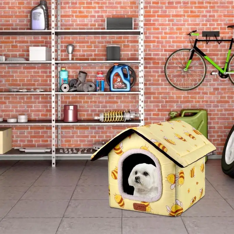 Indoor Dog House Enclosed Warm Plush Sleeping Nest Bed Non-Slip Foldable Sleeping Nest Bed For Garage Balcony Barn Home Corridor
Indoor Dog House Enclosed Warm Plush Sleeping Nest Bed Non-Slip Foldable Sleeping Nest Bed For Garage Balcony Barn Home Corridor