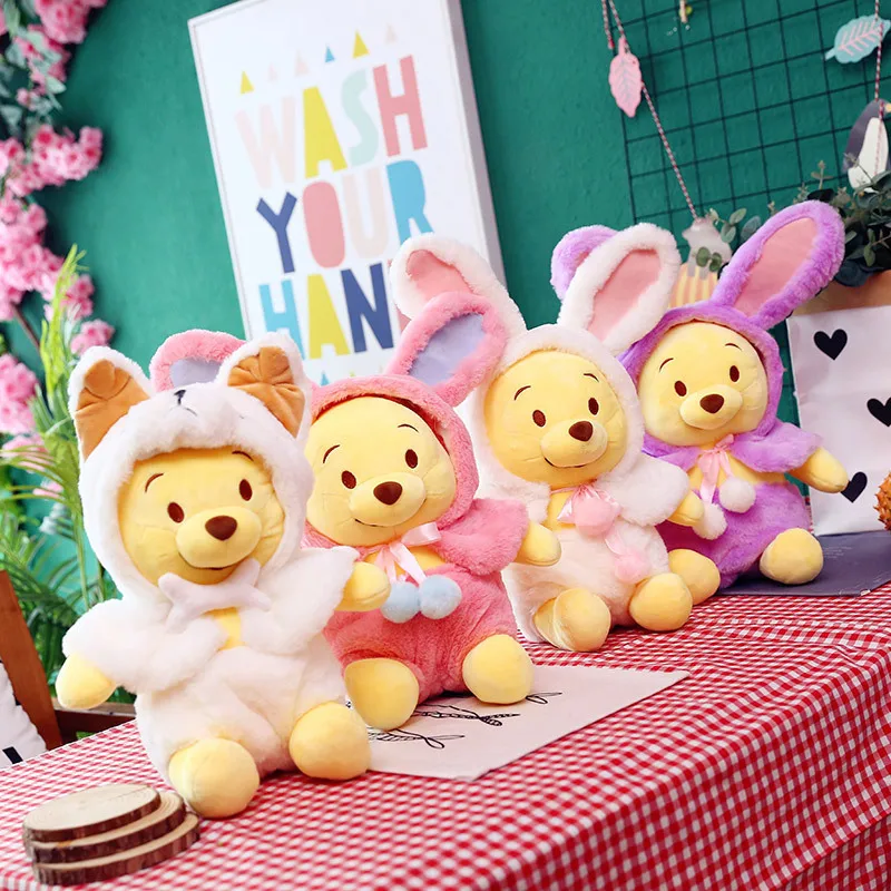 30cm Disney Animated Pooh Bear Plush Figure Edward Pooh Furry Stuffed Animal Kawaii Throw Pillow Decoration Girl Valentine Gift
30cm Disney Animated Pooh Bear Plush Figure Edward Pooh Furry Stuffed Animal Kawaii Throw Pillow Decoration Girl Valentine Gift