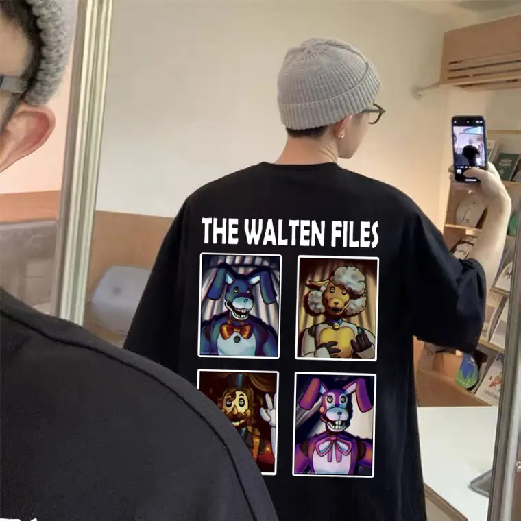 The Walten Files Four Tshirt Streetwear Men Women Fashion Oversized T-shirt Tops Unisex Anime Cartoon Graphics Short Sleeve Tees
The Walten Files Four Tshirt Streetwear Men Women Fashion Oversized T-shirt Tops Unisex Anime Cartoon Graphics Short Sleeve Tees