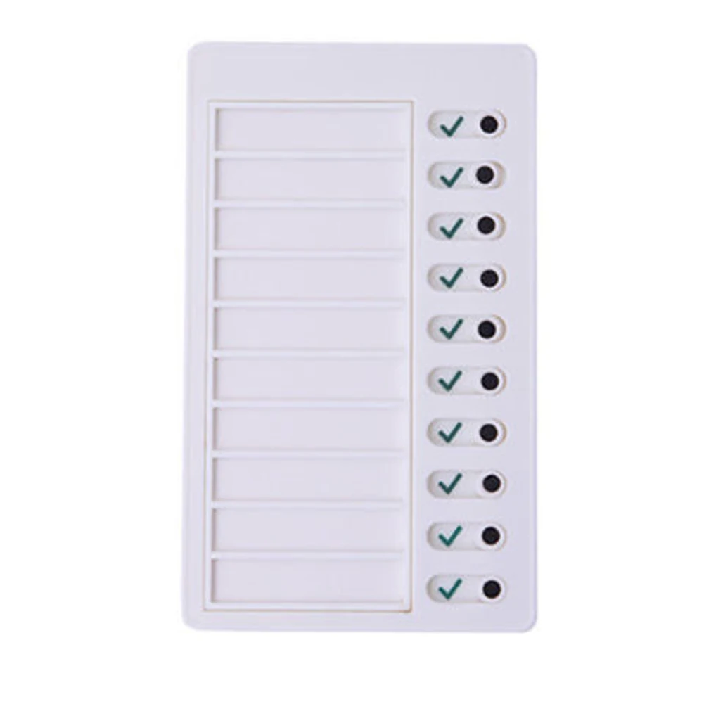 2PCS Reusable My Chores Checklist Daily Planner Memo Plastic Board Chore Chart Reusable Refrigerator Memo Note Message Board
2PCS Reusable My Chores Checklist Daily Planner Memo Plastic Board Chore Chart Reusable Refrigerator Memo Note Message Board
