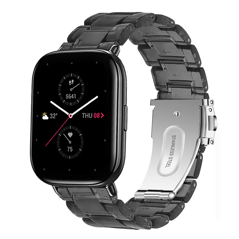 Ремешок для смарт-часов Amazfit Zepp E, браслет из прозрачной смолы для Amazfit GTS 4 3 2 Mini/GTR 4 3, 20 мм 22 мм
Ремешок для смарт-часов Amazfit Zepp E, браслет из прозрачной смолы для Amazfit GTS 4 3 2 Mini/GTR 4 3, 20 мм 22 мм