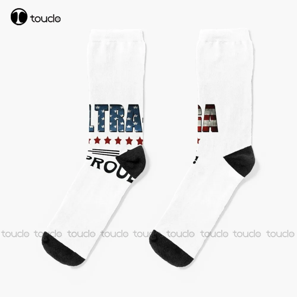 

Ultra Maga And Proud Of It - Socks Trump 2024 White Socks 360° Digital Print Design Cute Socks Christmas Gift New Popular Girls