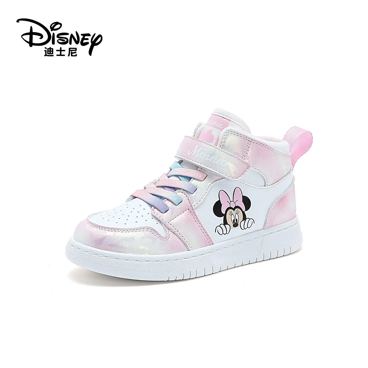 Disney Children's Shoes Girls' High-top Shoes Minnie Mickey Cartoon Spring Sports soft Bottom Casual Breathable White Shoes
Disney Children's Shoes Girls' High-top Shoes Minnie Mickey Cartoon Spring Sports soft Bottom Casual Breathable White Shoes