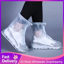 Reusable Rain Boot Cover Bicycle Waterproof Overshoe Wear Resistant Men Women Shoes Covers For Rain Flats Ankle Boots Cover