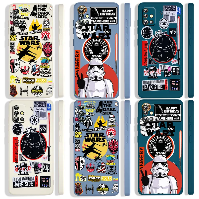 Star wars art For Samsung Galaxy A73 A72 A71 A53 A52 A51 A42 A33 A32 A31 A22 A21 A11 TPU Liquid Rope Cover Funda Phone Case Capa
Star wars art For Samsung Galaxy A73 A72 A71 A53 A52 A51 A42 A33 A32 A31 A22 A21 A11 TPU Liquid Rope Cover Funda Phone Case Capa