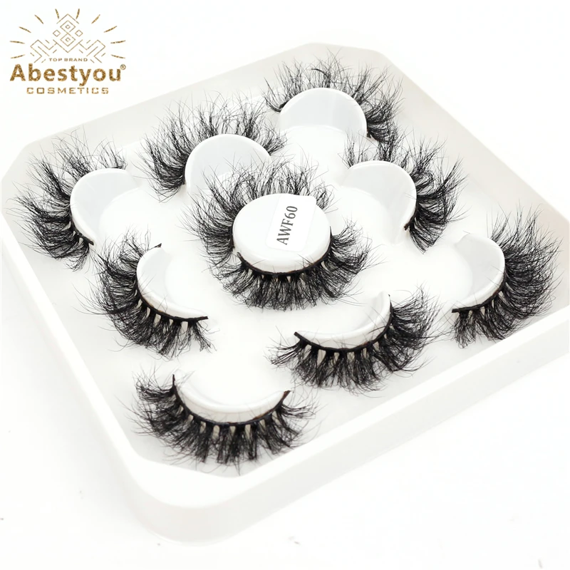 Abestyou 5pairs Natural False Eyelashes 17-25mm Long Makeup 3d Mink Lashes Extension Eyelash Mink Eyelashes for Beauty
Abestyou 5pairs Natural False Eyelashes 17-25mm Long Makeup 3d Mink Lashes Extension Eyelash Mink Eyelashes for Beauty