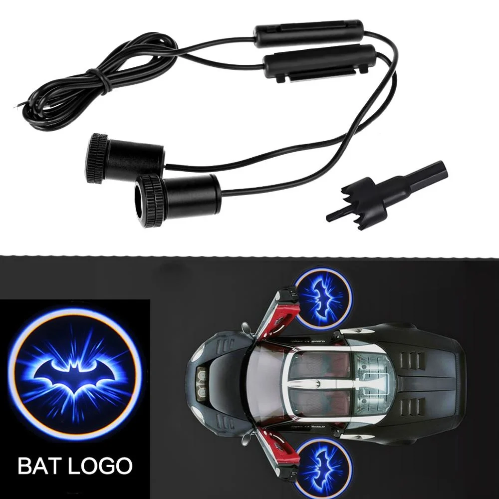 2 Pcs Universal Led Car Door Ghost Light for BAT Emblem Laser Projector Welcome Lamp Courtesy Shadow Ambient Auto Luces New
2 Pcs Universal Led Car Door Ghost Light for BAT Emblem Laser Projector Welcome Lamp Courtesy Shadow Ambient Auto Luces New