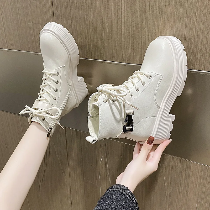 Женские ботинки из натуральной кожи Marton, осенне-зимние мотоциклетные ботинки на шнуровке, женские ботильоны в британском стиле, 2023
Женские ботинки из натуральной кожи Marton, осенне-зимние мотоциклетные ботинки на шнуровке, женские ботильоны в британском стиле, 2023