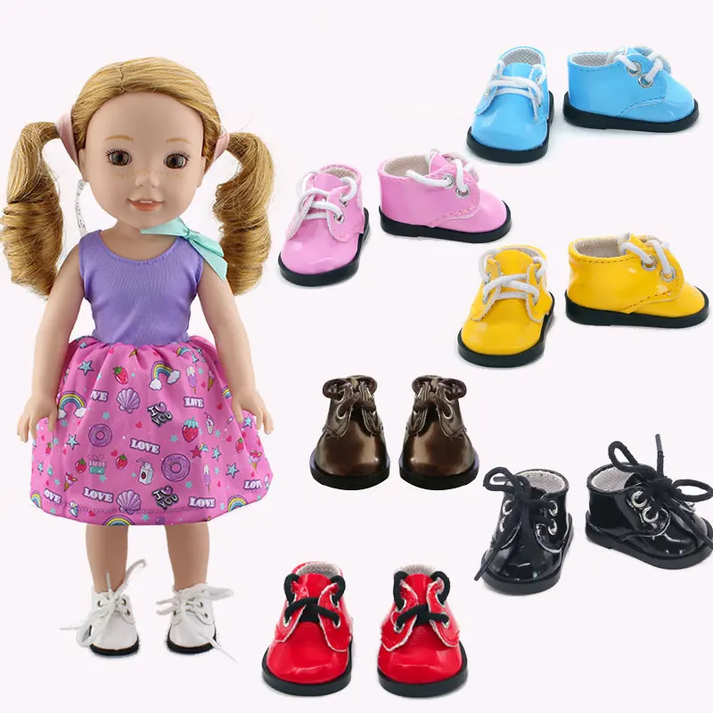 New lovely Leather shoes For 14 Inch Wellie Wisher & 32-34cm Paola Reina Doll,doll accessories. 
New lovely Leather shoes For 14 Inch Wellie Wisher & 32-34cm Paola Reina Doll,doll accessories.