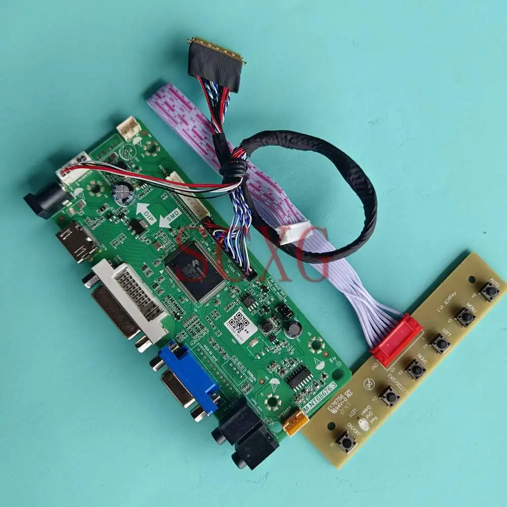 DIY Kit Fit LP173WD1-TLP3 17.3" Notebook Panel 60Hz 1600*900 LVDS 40 Pin HDMI-Compatible DVI VGA LCD Display Controller Board
DIY Kit Fit LP173WD1-TLP3 17.3" Notebook Panel 60Hz 1600*900 LVDS 40 Pin HDMI-Compatible DVI VGA LCD Display Controller Board