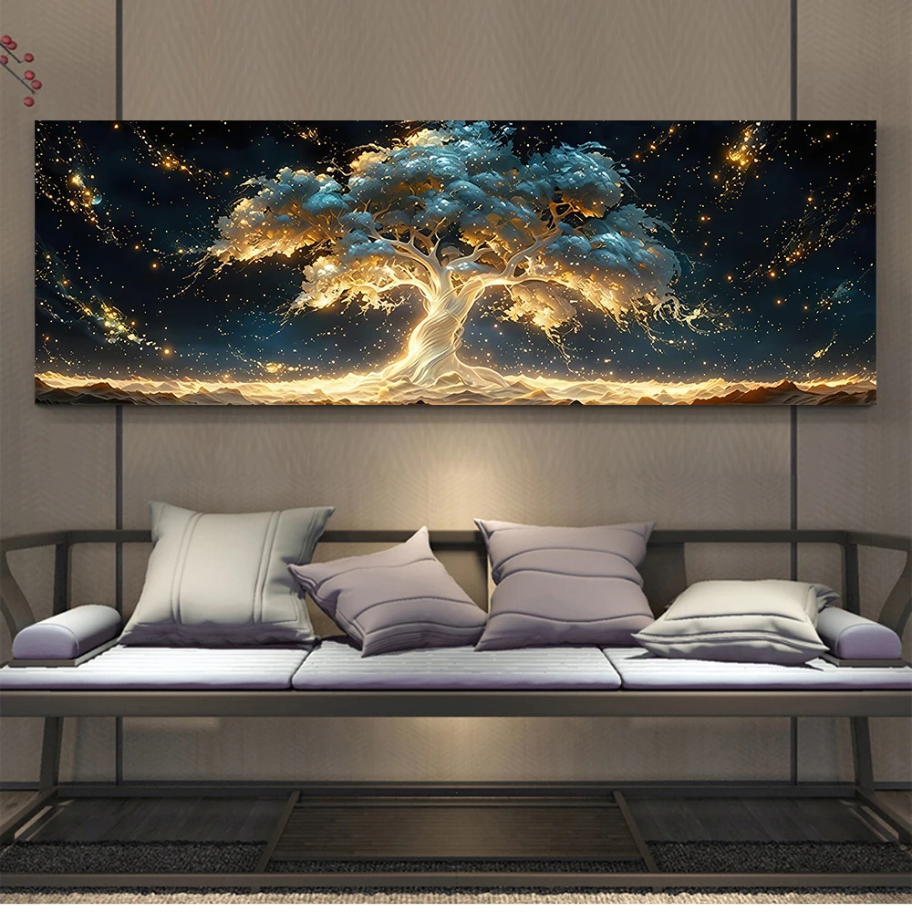 Абстрактная печать на холсте Золотое дерево
Абстрактная печать на холсте Золотое дерево