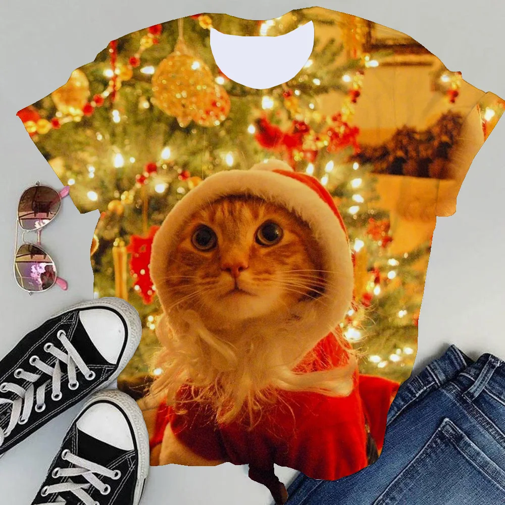 Cat World Cute and Funny Women Fashion T-Shirt Short Sleeve Summer New Ladies High Street Hip Hop Pussy3D Printing o Neck
Cat World Cute and Funny Women Fashion T-Shirt Short Sleeve Summer New Ladies High Street Hip Hop Pussy3D Printing o Neck