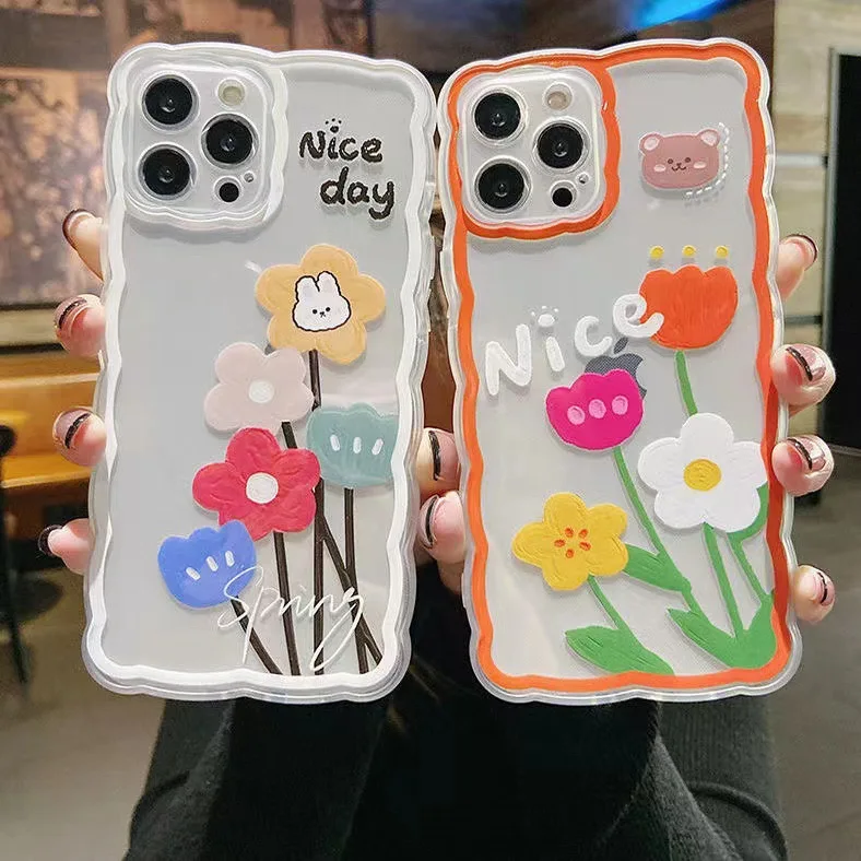 Ins Flower Is Suitable for Ip13 Mobile Phone Shell Apple 12 Wave Border 11 Mobile Phone Cover Xr Girl with 8p Transparent Shell
Ins Flower Is Suitable for Ip13 Mobile Phone Shell Apple 12 Wave Border 11 Mobile Phone Cover Xr Girl with 8p Transparent Shell