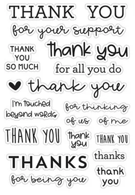 Thanking Transparent Clear Stamps for Scrapbooking for DIY Card Making Cutting Crafts Stencil 0
Thanking Transparent Clear Stamps for Scrapbooking for DIY Card Making Cutting Crafts Stencil 0