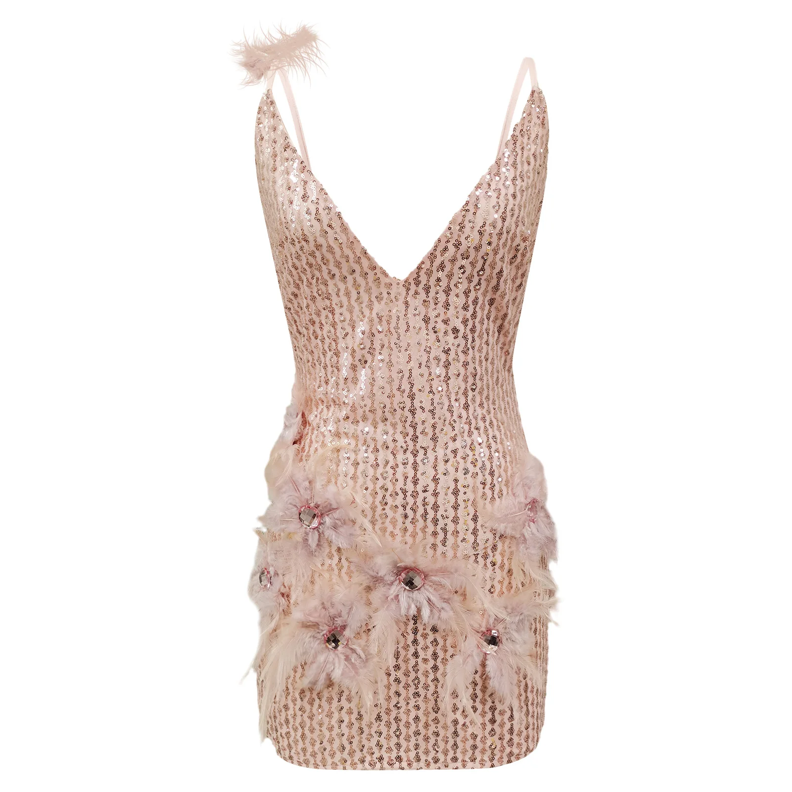 Ladies Vintage Short Dress Sleeveless Tassel Spaghetti Strap Dress Deep V Neck Slim Fit Backless Cocktail Party Suit
Ladies Vintage Short Dress Sleeveless Tassel Spaghetti Strap Dress Deep V Neck Slim Fit Backless Cocktail Party Suit