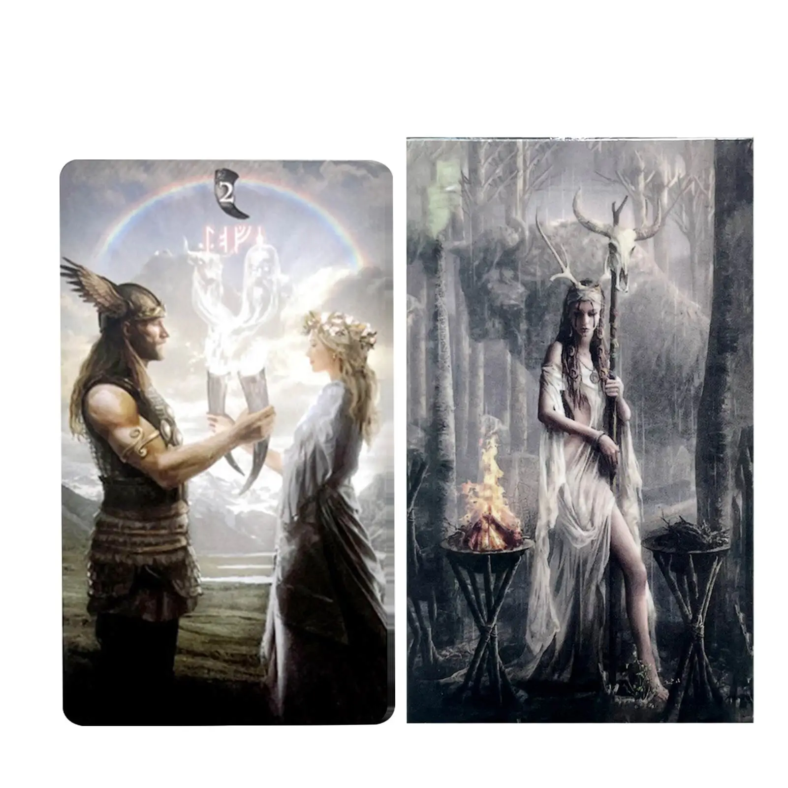 Rune карты памяти с надписью на английском языке справочная карта Fate Tarot