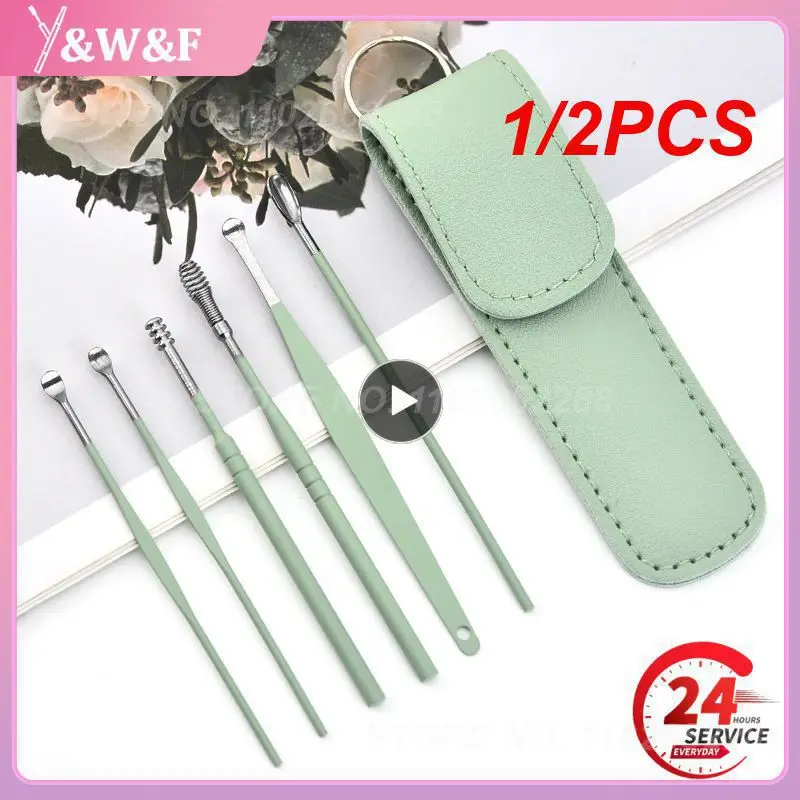 1/2PCS High-quality Storage Case Convenient Storage Case Effective Ear Wax Removal Stainless Steel Tools Earwax Removal Hygienic
1/2PCS High-quality Storage Case Convenient Storage Case Effective Ear Wax Removal Stainless Steel Tools Earwax Removal Hygienic