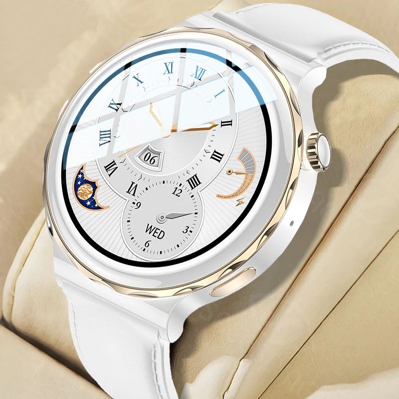 Smart Watch Round Women Waterproof Smartwatch Men Women Fitness Tracker Blood Pressure Monitor for Android IOS Smart Clock White
Smart Watch Round Women Waterproof Smartwatch Men Women Fitness Tracker Blood Pressure Monitor for Android IOS Smart Clock White