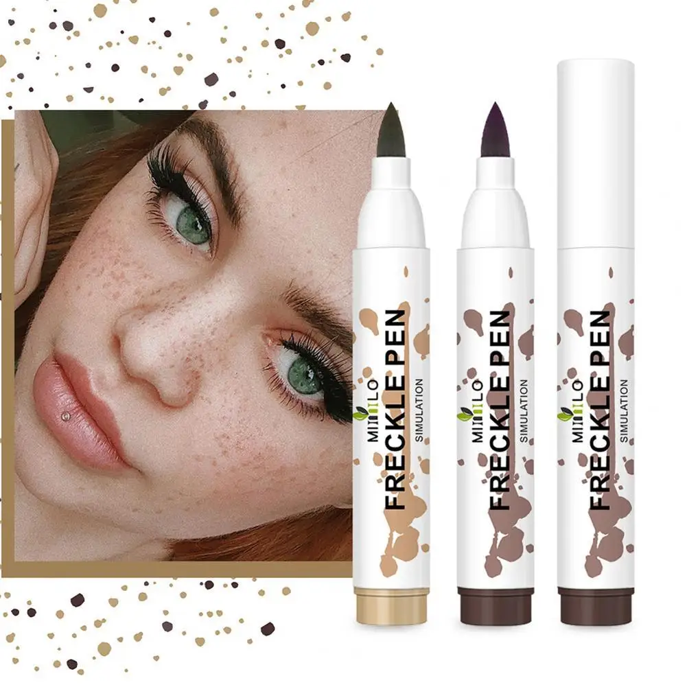 MLIIIILO 3ml Freckle Pen Waterproof Multifunctional Cosmetics Sunkissed Makeup Finish Fake Freckles Pen for Girl
MLIIIILO 3ml Freckle Pen Waterproof Multifunctional Cosmetics Sunkissed Makeup Finish Fake Freckles Pen for Girl