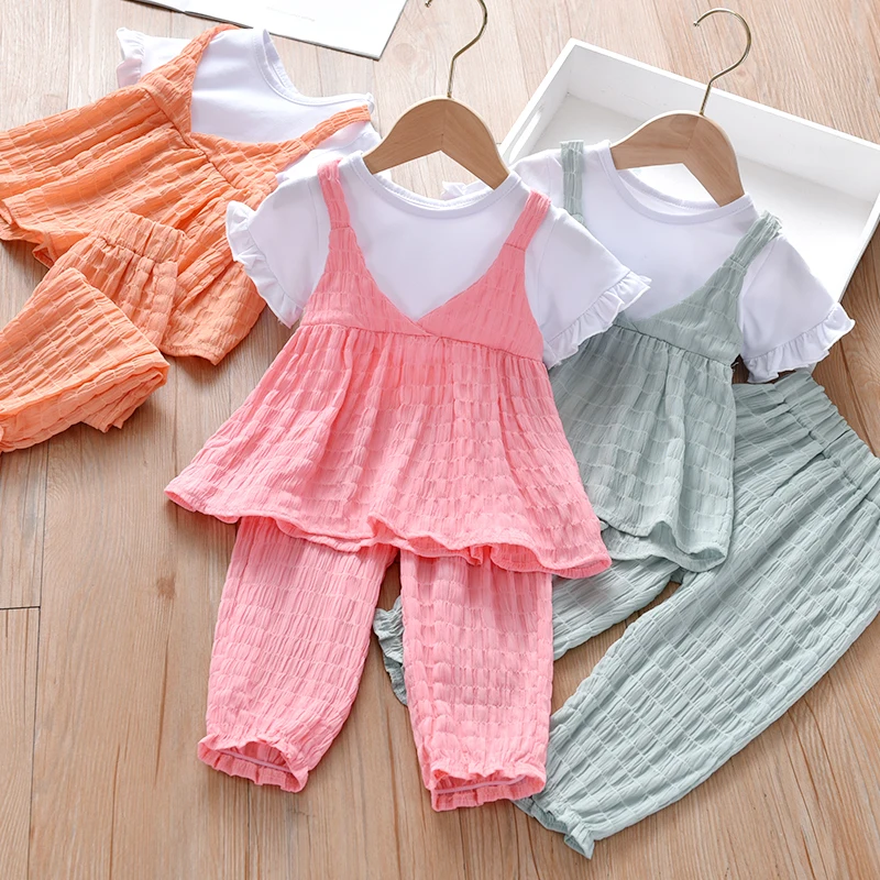 KEAIYOUHUO Summer Baby Girls Clothes Set Dress+Pants 2Pcs Sports Suit Children's Clothing Kids Toddler Birthday Overalls 2 4 6 Y
KEAIYOUHUO Summer Baby Girls Clothes Set Dress+Pants 2Pcs Sports Suit Children's Clothing Kids Toddler Birthday Overalls 2 4 6 Y