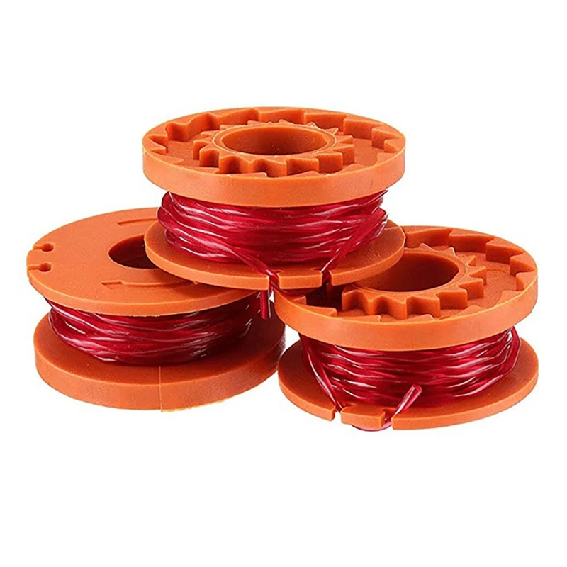 WA0010 Replacement Trimmer Spool Line for Worx WG154 WG163 WG160 WG180 WG175 WG155 String Trimmer Weed Eater (3 Pack)
WA0010 Replacement Trimmer Spool Line for Worx WG154 WG163 WG160 WG180 WG175 WG155 String Trimmer Weed Eater (3 Pack)